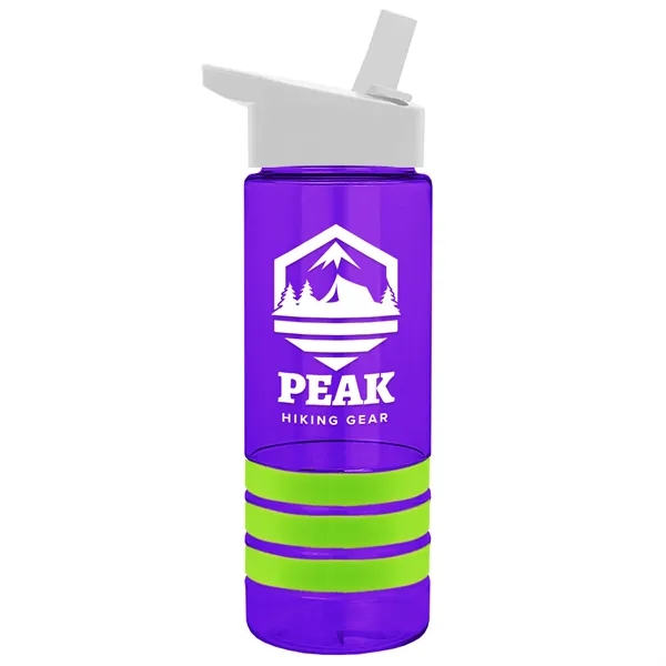 Garyline® Sergeant Stripe Tritan® Bottle with Flip-Straw ...... from ASI 40480 Koozie Group