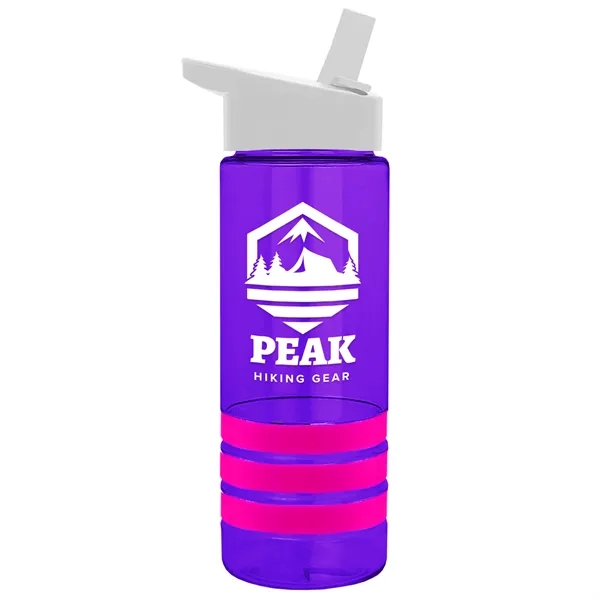 Garyline® Sergeant Stripe Tritan® Bottle with Flip-Straw ...... from ASI 40480 Koozie Group