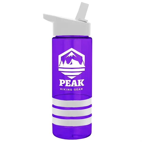 Garyline® Sergeant Stripe Tritan® Bottle with Flip-Straw ...... from ASI 40480 Koozie Group