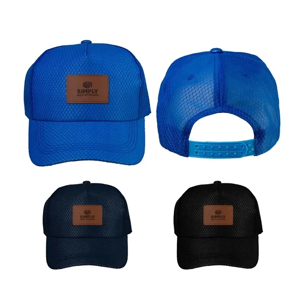 Engraved Honeycomb Pattern Hat... from ASI 30208 A P Specialties / AP Specialties