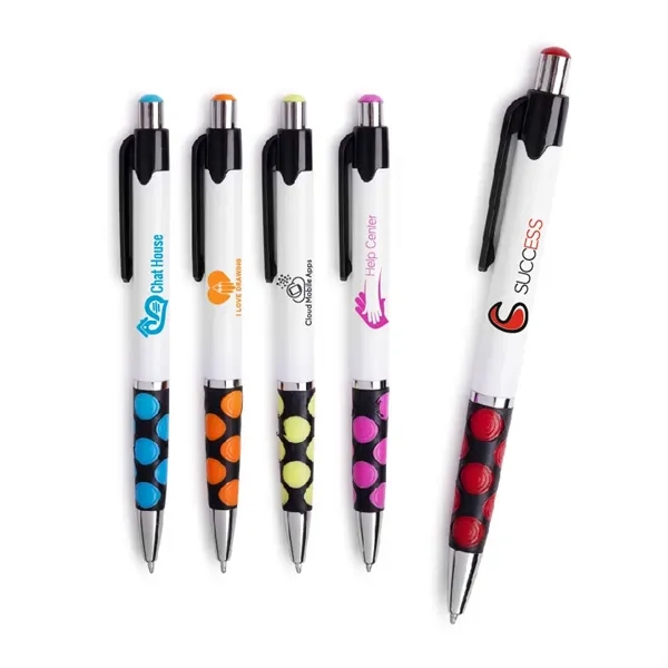 Your message will certainly be visible with this stylish white barrel... from ASI 83770 Royal Industries / The Royal Line