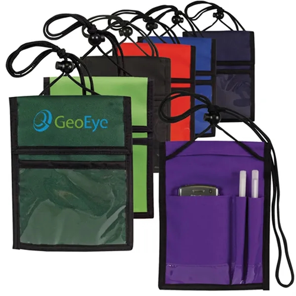 Multi-pocket neck wallet / badge holder.... from ASI 37455 Atteff International Inc