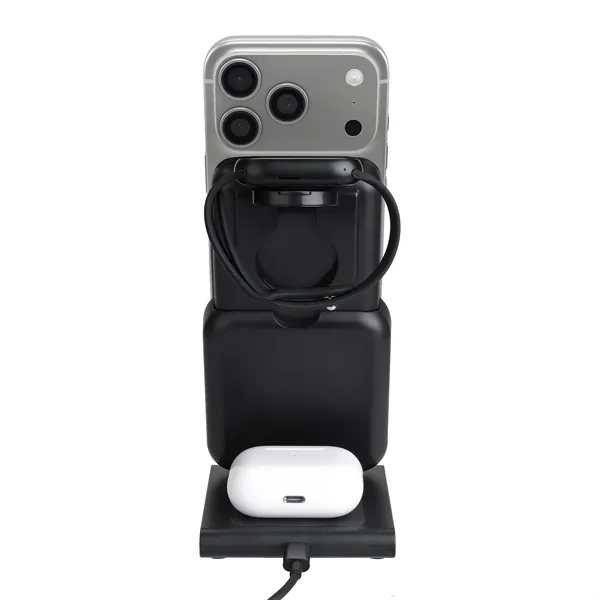 3-in-1 MagSafe Wireless Charger w/ Detachable 10,000 mAh Power Bank... from ASI 46755 Cosmo Promos
