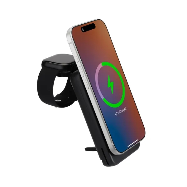 3-in-1 MagSafe Wireless Charger w/ Detachable 10,000 mAh Power Bank... from ASI 46755 Cosmo Promos