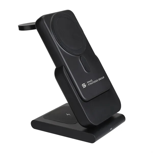 3-in-1 MagSafe Wireless Charger w/ Detachable 10,000 mAh Power Bank... from ASI 46755 Cosmo Promos