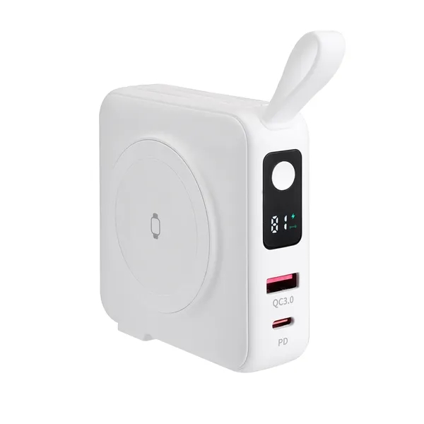 5-in-1 MagSafe Wireless Power Bank Wall Charger.... from ASI 46755 Cosmo Promos