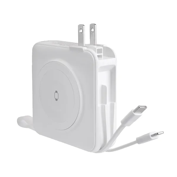 5-in-1 MagSafe Wireless Power Bank Wall Charger.... from ASI 46755 Cosmo Promos