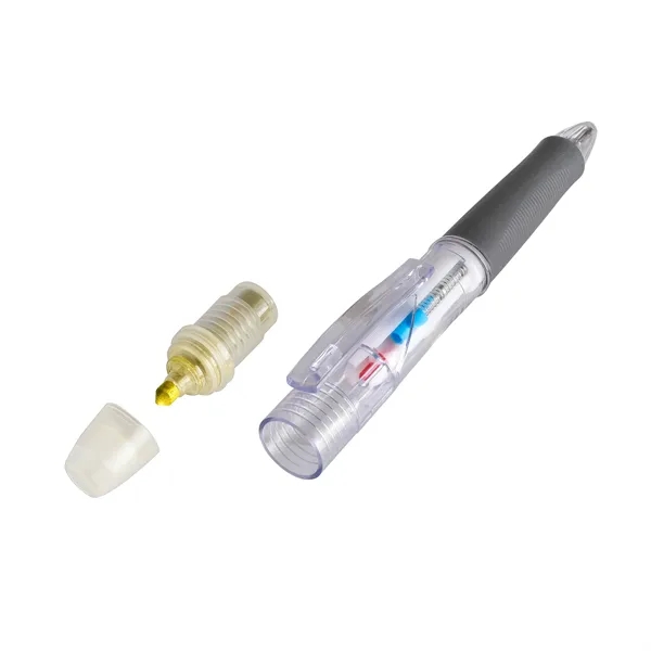 Three smooth-writing ballpoint colors and six vibrant highlighter tips on the... from ASI 46755 Cosmo Promos