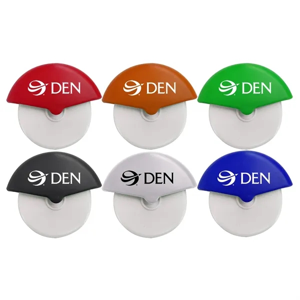 Large pizza cutter with oversized 3" rolling wheel and ergonomic handle... from ASI 74585 Nu Promo International / Nu Promo Line