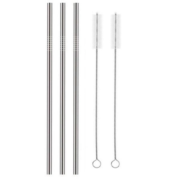 8.5" x 0.24" or 8.5" x 0.32" reusable stainless steel straw... from ASI 30250 AZX Sport USA