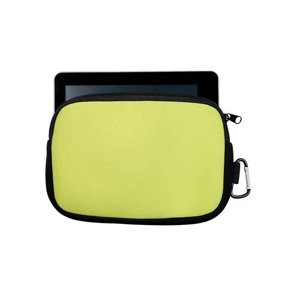 Neoprene accessory pouch with zippered closure and carabiner.... from ASI 79530 Prime Line