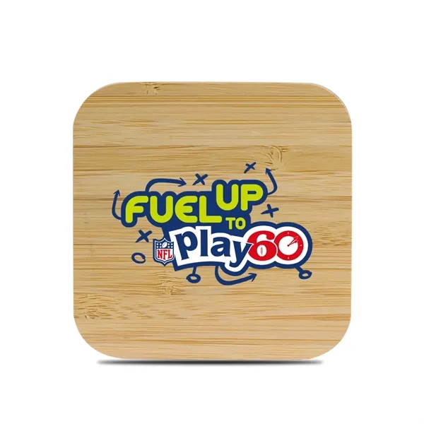 15W Bamboo Eco-Friendly Wireless Charger provides four charging modes (15W /... from ASI 90154 Sunjoy Group Inc