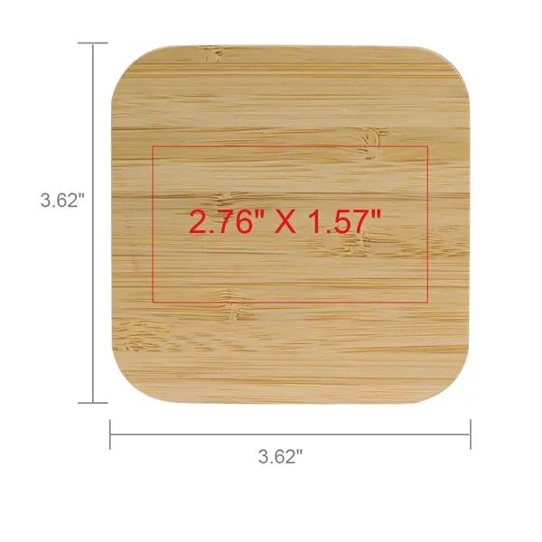 15W Bamboo Eco-Friendly Wireless Charger provides four charging modes (15W /... from ASI 90154 Sunjoy Group Inc