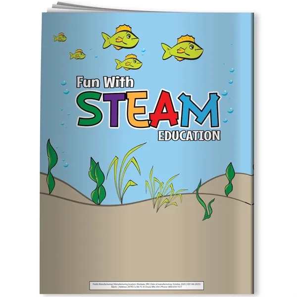This combo pack includes a "Fun with STEAM Education" coloring book... from ASI 54100 Fields Manufacturing Inc