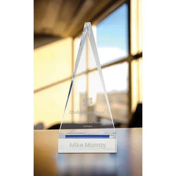 Guardian Award With Optically Triangular Shape.... from ASI 71920 Moderne Glass Company Inc