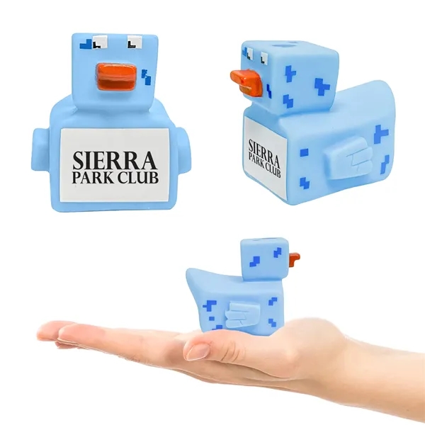 Pixel themed ducks are squeezable, float in water (not upright) and... from ASI 52710 Lincoln Line