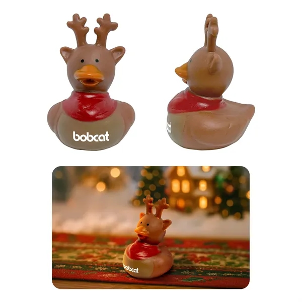 Squeezable, reindeer ducks float in water (not upright) and are recommended... from ASI 52710 Lincoln Line