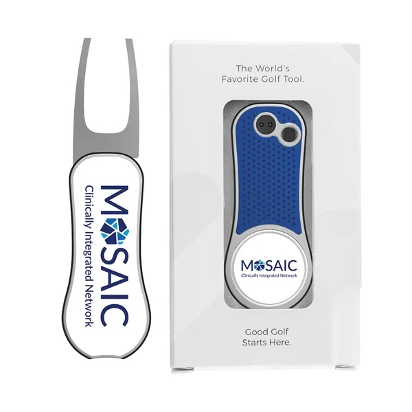 Pitchfix XL Golf Divot Repair tool with full color grip imprint... from ASI 52263 EMT