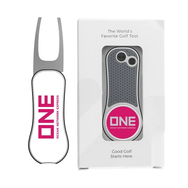 Pitchfix XL Golf Divot Repair tool with full color grip imprint... from ASI 52263 EMT