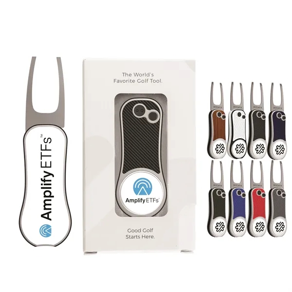 Pitchfix XL Golf Divot Repair tool with full color grip imprint... from ASI 52263 EMT