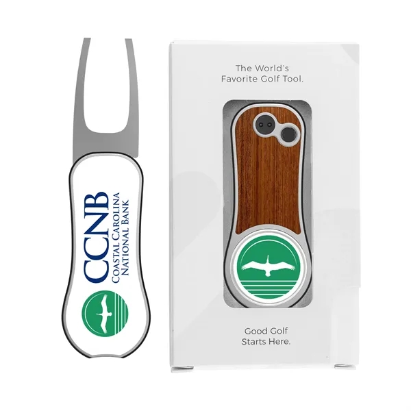 Pitchfix XL Golf Divot Repair tool with full color grip imprint... from ASI 52263 EMT