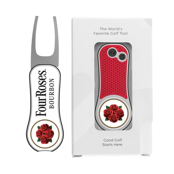 Pitchfix XL Golf Divot Repair tool with full color grip imprint... from ASI 52263 EMT