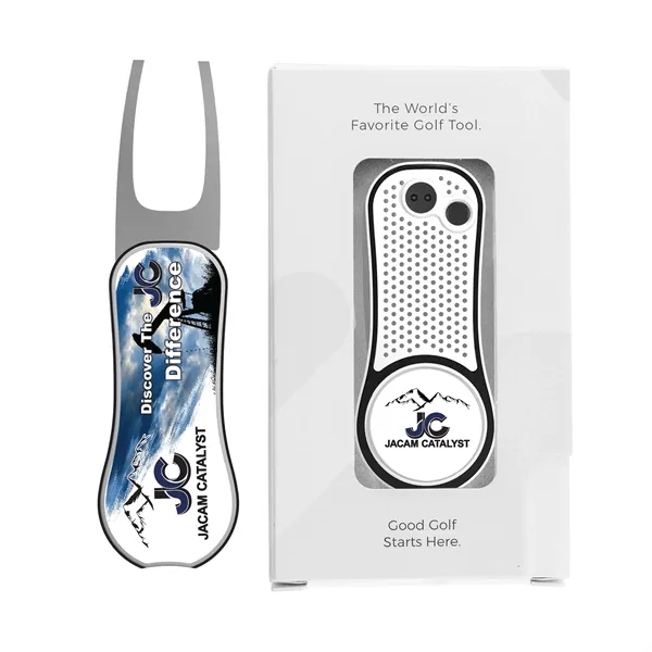 Pitchfix XL Golf Divot Repair tool with full color grip imprint... from ASI 52263 EMT