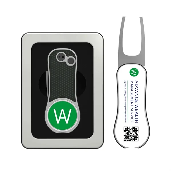 Pitchfix XL Golf Divot Repair tool with removable ball marker, packaged... from ASI 52263 EMT