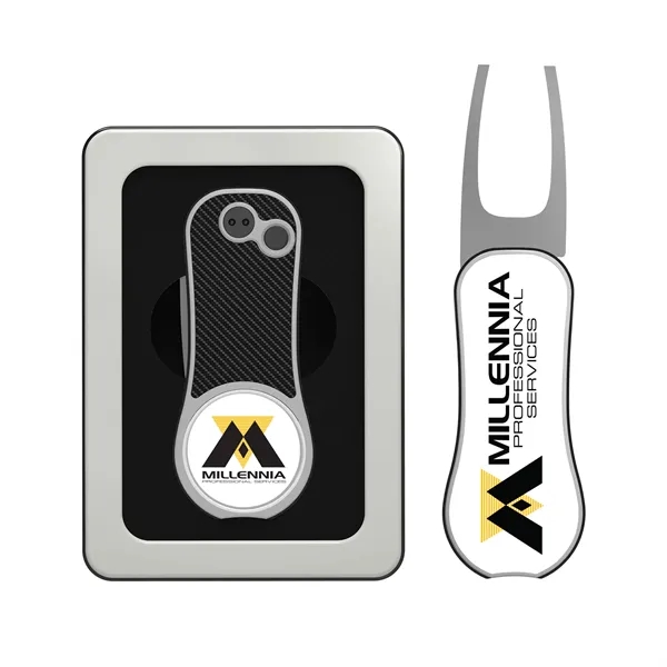 Pitchfix XL Golf Divot Repair tool with removable ball marker, packaged... from ASI 52263 EMT