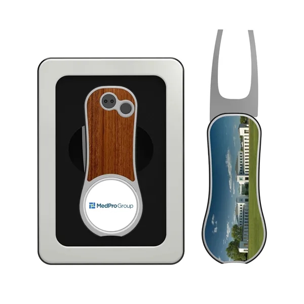 Pitchfix XL Golf Divot Repair tool with removable ball marker, packaged... from ASI 52263 EMT