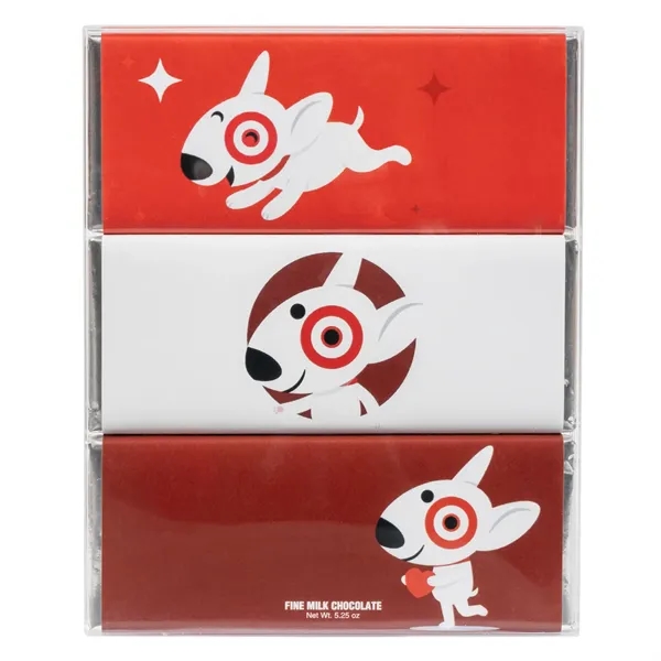 Milk Chocolate 1.75oz Bar 3-Pack w/ Toppings... from ASI 44900 NC Custom (CI/Lanco) / Chocolate Inn