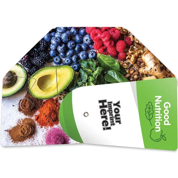 This folding fan offers tips on creating a healthy, balanced diet,... from ASI 54100 Fields Manufacturing Inc / Fields