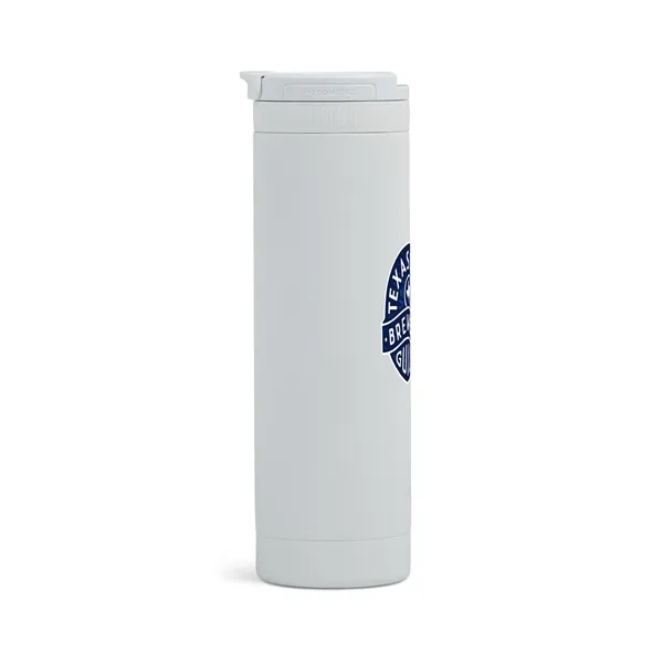 A recycled stainless steel, vacuum-insulated tumbler with a magnetic flip lid... from ASI 56070 Gemline / Gemline®
