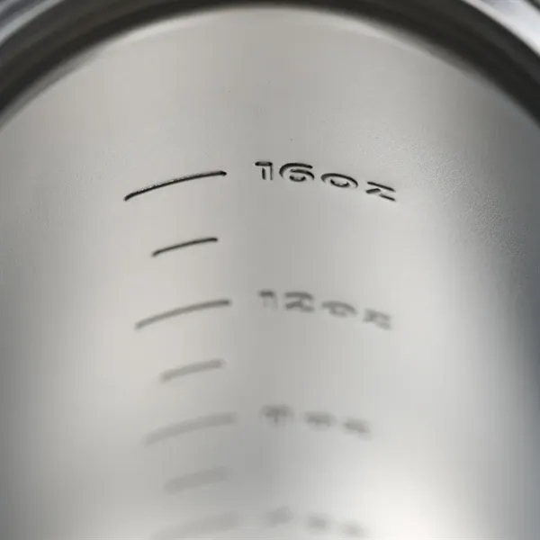 A recycled stainless steel, vacuum-insulated tumbler with a magnetic flip lid... from ASI 56070 Gemline / Gemline®