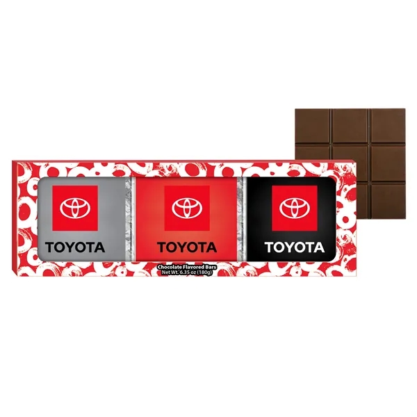 Square Bars- 3 Pack Box... from ASI 44900 NC Custom (CI/Lanco) / Chocolate Inn