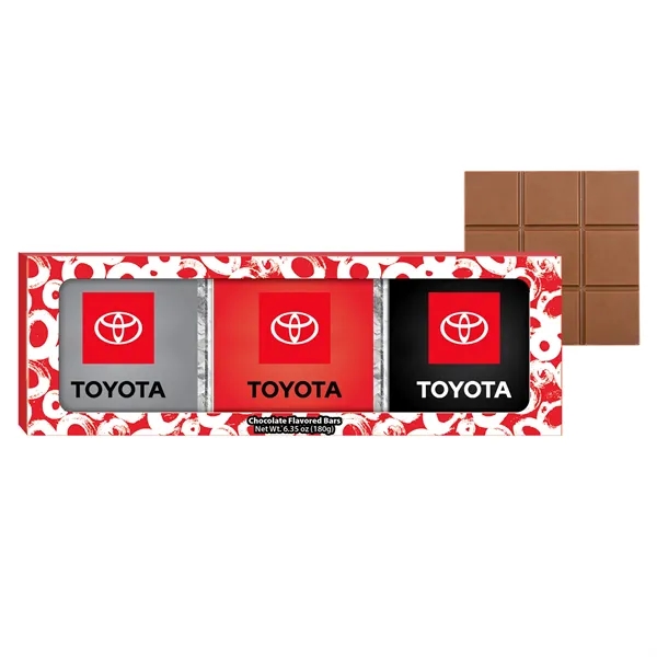 Square Bars- 3 Pack Box... from ASI 44900 NC Custom (CI/Lanco) / Chocolate Inn