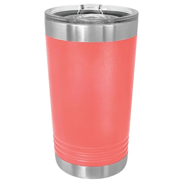 Polar Camel stainless steel 16-ounce insulated tumbler with sliding lid.... from ASI 74601 Calico