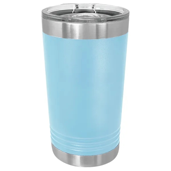 Polar Camel stainless steel 16-ounce insulated tumbler with sliding lid.... from ASI 74601 Calico