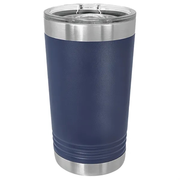 Polar Camel stainless steel 16-ounce insulated tumbler with sliding lid.... from ASI 74601 Calico