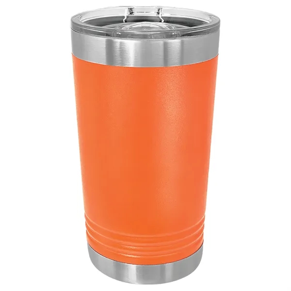 Polar Camel stainless steel 16-ounce insulated tumbler with sliding lid.... from ASI 74601 Calico