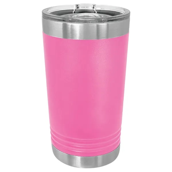 Polar Camel stainless steel 16-ounce insulated tumbler with sliding lid.... from ASI 74601 Calico