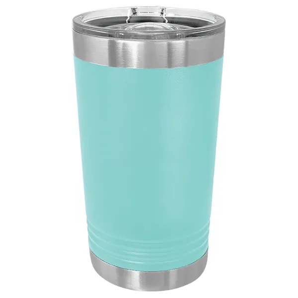 Polar Camel stainless steel 16-ounce insulated tumbler with sliding lid.... from ASI 74601 Calico