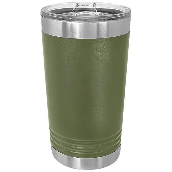 Polar Camel stainless steel 16-ounce insulated tumbler with sliding lid.... from ASI 74601 Calico