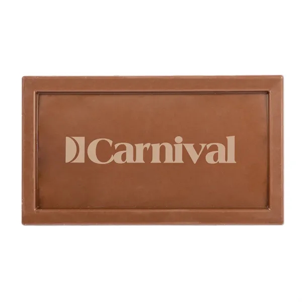 Rectangle Etched Milk Chocolate Bar- Window Box... from ASI 44900 NC Custom (CI/Lanco) / Chocolate Inn