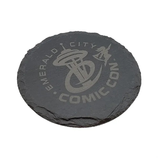 Slate coasters with 4 rubber feet and etched graphics.... from ASI 72521 Morris Magnets