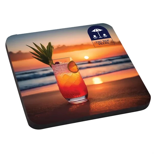 Customizable wood coaster with UV graphics.... from ASI 72521 Morris Magnets / Laser Cuts