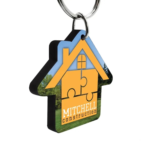 Wood key tag on 1/4" thick wood material.... from ASI 72521 Morris Magnets / Laser Cuts