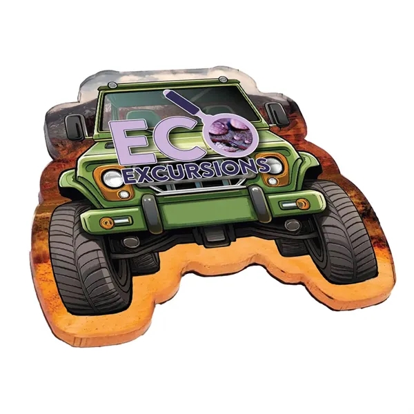 Custom shaped 1/8" thick acrylic magnet.... from ASI 72521 Morris Magnets / Laser Cuts