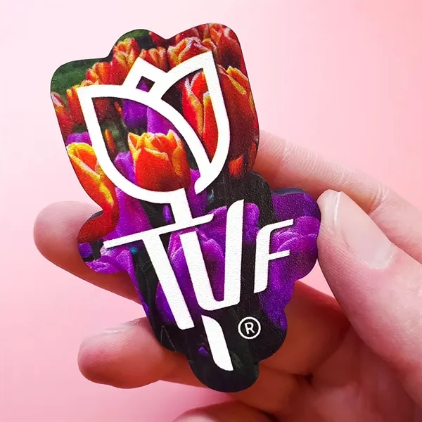 Wooden magnet with ultra vivid graphics.... from ASI 72521 Morris Magnets / Laser Cuts