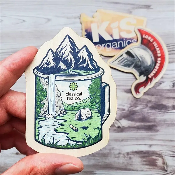 25mil maple wood stickers.... from ASI 72521 Morris Magnets